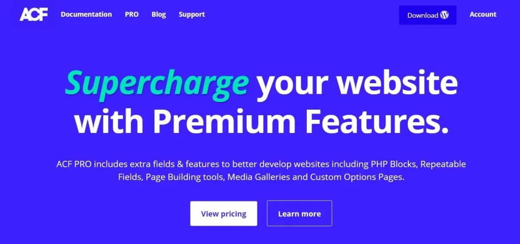 Chia sẻ Plugin Advanced Custom Fields PRO (ACF PRO) 6.3.0.1 – WordPress Plugin