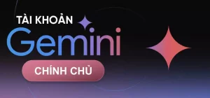 Tài khoản Gemini Pro chính chủ