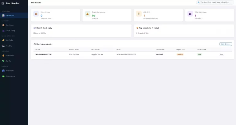 Chia sẻ File CRM Quản Lý Đơn Hàng Chuyên Nghiệp {New Version}